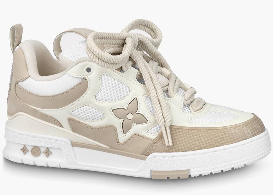 sneakers lv skate beige