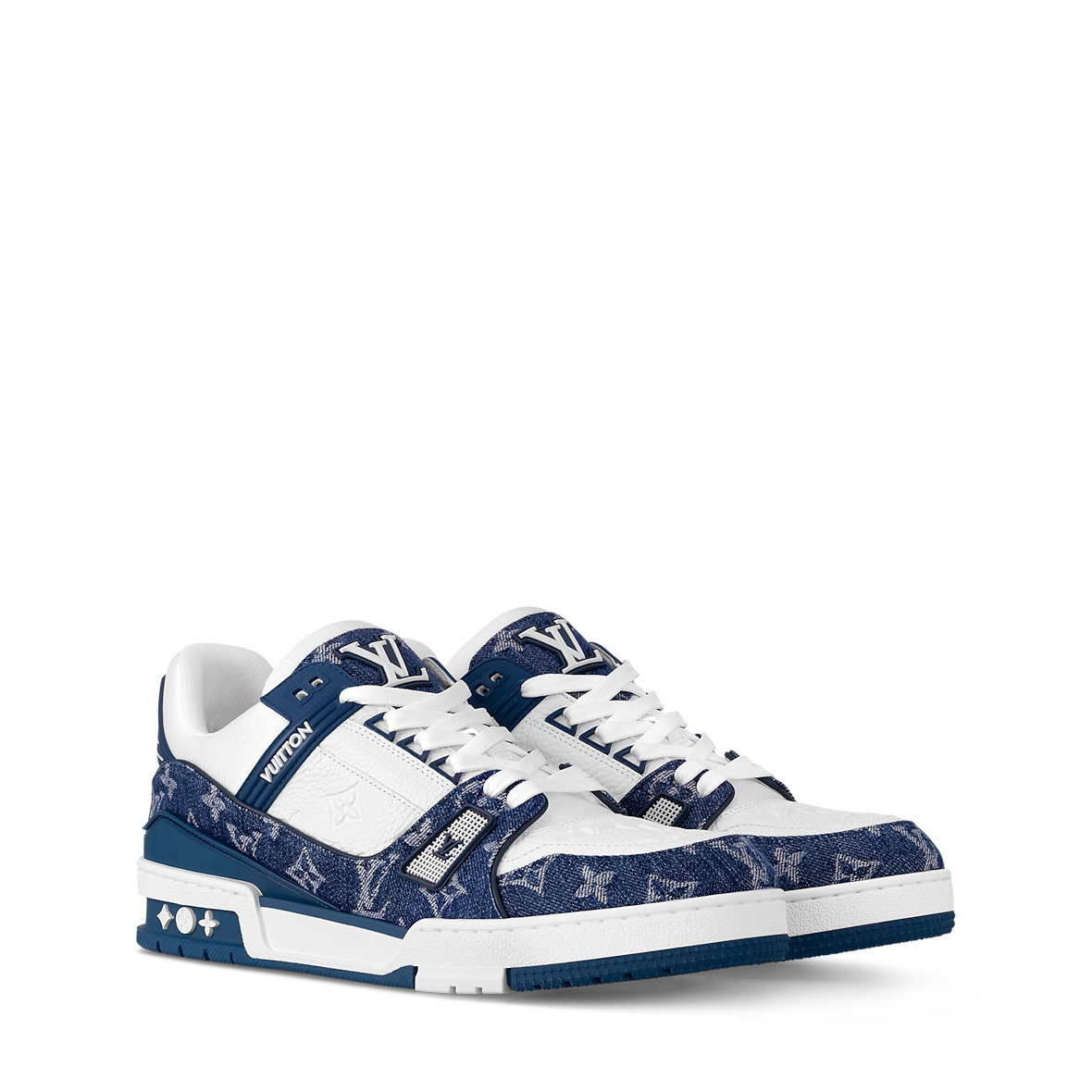sneakers lv trainer bleu