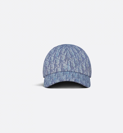 casquette dior bleu