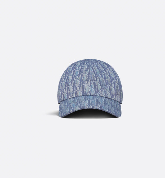 casquette dior bleu