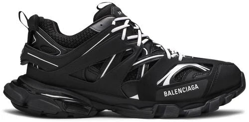 balenciaga track white black