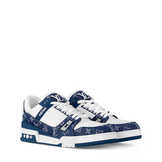 sneakers lv trainer bleu